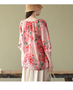 cambioprcaribe Blouse Bailey Vintage Floral Blouse