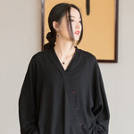 cambioprcaribe Blouse black / One Size Summer Linen Loose Blouse