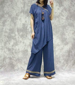 cambioprcaribe Blue / One Size Gisele OOTD Tops + Palazzo Pants