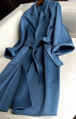 cambioprcaribe Blue / XS Wool blend coat