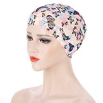 cambioprcaribe Butterfly Solid Warm Headscarf Bonnet