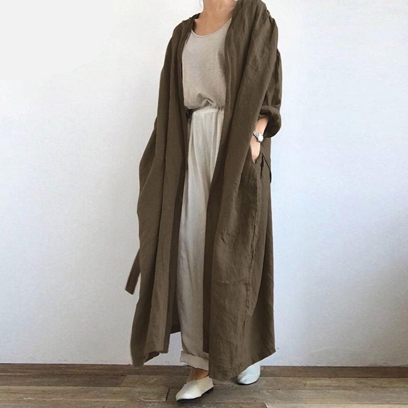 cambioprcaribe Cardigans Vintage Casual Long Cardigan