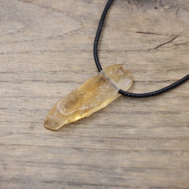 cambioprcaribe Citrine Natural Crytsal Pendent Necklace