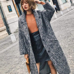 Boho Chic Oversized Wool Coat | Millennials
