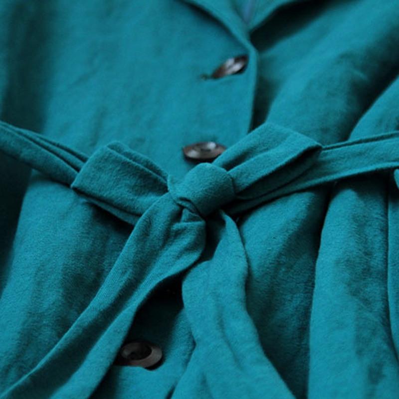 cambioprcaribe Cotton Linen Bandage Trench Coat | Lotus