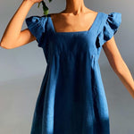 cambioprcaribe Dress Octavia Butterfly Sleeve Mini Dress