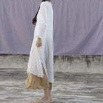 cambioprcaribe Dresses Oversized White Cotton Shirt | Lotus