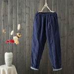 cambioprcaribe Harem Pants Dark Blue / One Size Abigail Comfortable Linen Harem Pant