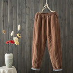 cambioprcaribe Harem Pants Khaki / One Size Abigail Comfortable Linen Harem Pant