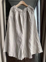 cambioprcaribe Linen Pants Beige / One Size Anjo Palazzo Pants | Zen