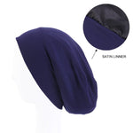cambioprcaribe Navy Double Layer Cotton Chemo Cap