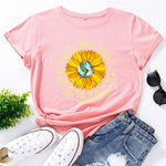 cambioprcaribe New Daisy Floral Cotton T-Shirt