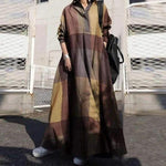 cambioprcaribe outerwear S / Check Yellow Elaine Plaid Oversized Shirt Dress