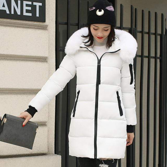 cambioprcaribe outerwear White / XL Alexa Cotton Padded Jacket