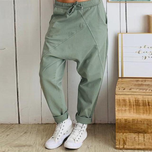 cambioprcaribe Pants Army Green / S Street View Oversized harem Pants