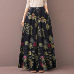 cambioprcaribe Pants Navy / M Talia Vintage Floral Trousers