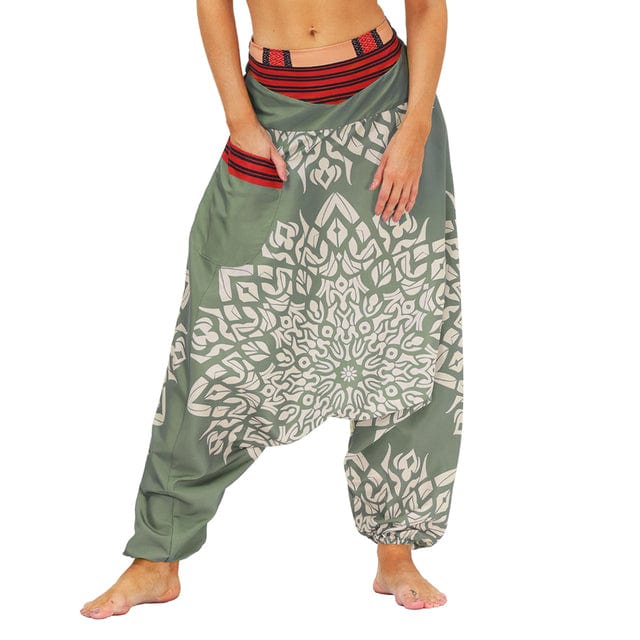 cambioprcaribe Pants YKJQ-015 / S Boho Yoga Harem Pants