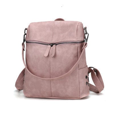 cambioprcaribe Pink / China / 26X30X11cm Korean Vegan Leather Backpack Tote
