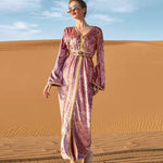 Niesha Pink Maxi Dress | Mandala