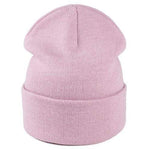 cambioprcaribe Pink Knitted Autumn Beanie Hats