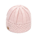 cambioprcaribe Pink Retro Knitted Beanie Hat