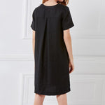 cambioprcaribe Pure Modesty Short Sleeve Button Dress