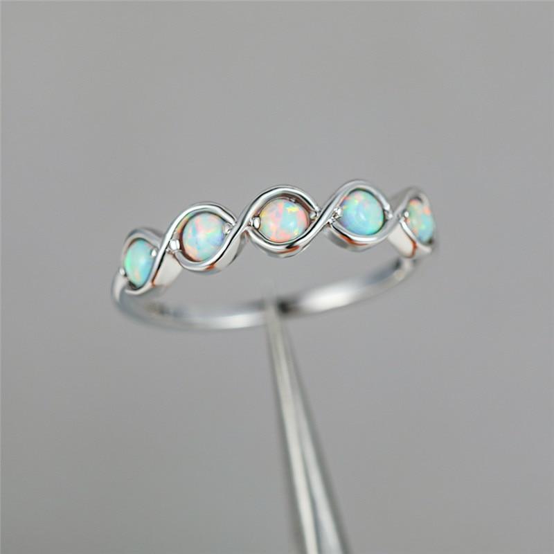 cambioprcaribe Ring Briar Round Opal Cross Ring