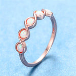 cambioprcaribe Ring Rose Gold / 6 Briar Round Opal Cross Ring