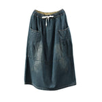cambioprcaribe Skirts Yuu Vintage Patchwork Denim Skirt
