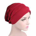 cambioprcaribe Solid Warm Headscarf Bonnet