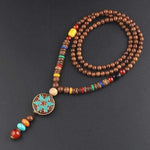 cambioprcaribe Starseed Wooden Mala Bead Necklace