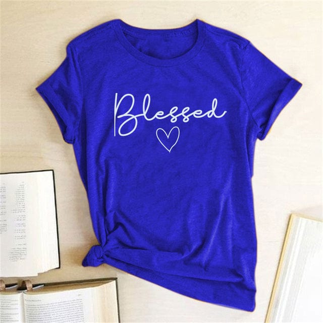 cambioprcaribe T-Shirt MB / L Graphic Blessed Heart T-Shirt
