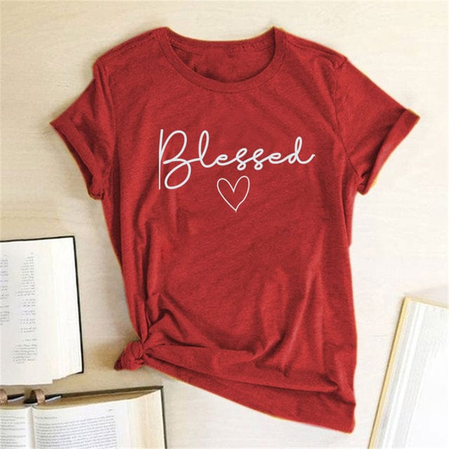 cambioprcaribe T-Shirt WR / S Graphic Blessed Heart T-Shirt