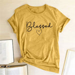 cambioprcaribe T-Shirt YW / M Graphic Blessed Heart T-Shirt