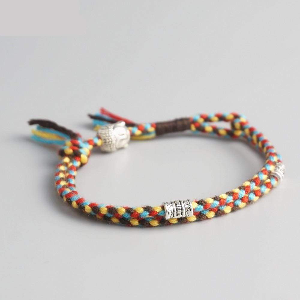 cambioprcaribe Tibetan Buddha Rope Bracelet