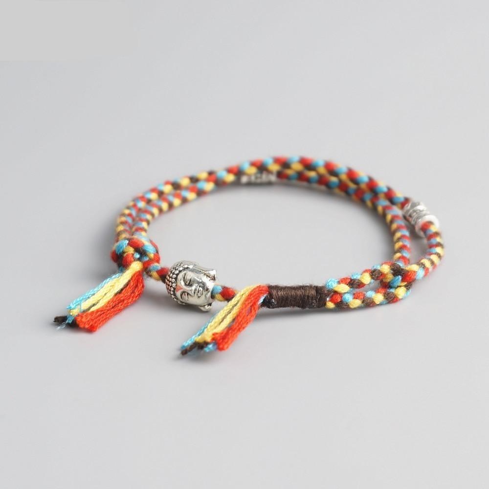 cambioprcaribe Tibetan Buddha Rope Bracelet