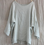 Batwing Sleeve Cotton Linen Shirt | Zen