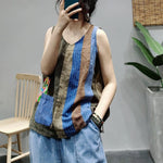 cambioprcaribe Vest Figure 1 / One Size Hippie Patchwork All-match vest