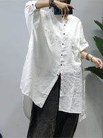 cambioprcaribe White / One Size Long-sleeved Retro Cardigan